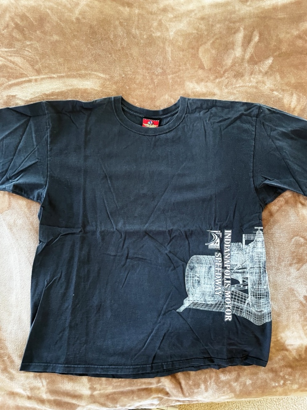Indianapolis Motor Speedway June 2007 Graphic Tee with White Print Size XXL